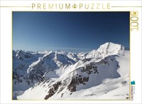 Calvendo Puzzle Stubai Glacier Ski Resort | 1000 Pieces, Finished Size 25.2 × 18