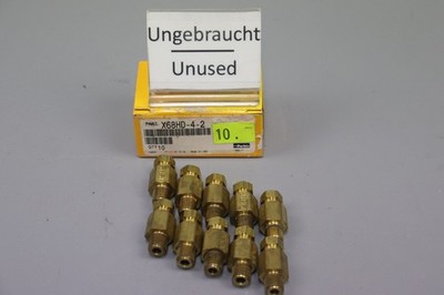 Parker X68HD-4-2 Hydraulische Anschlussverschraubung10xStücke Unused OVP