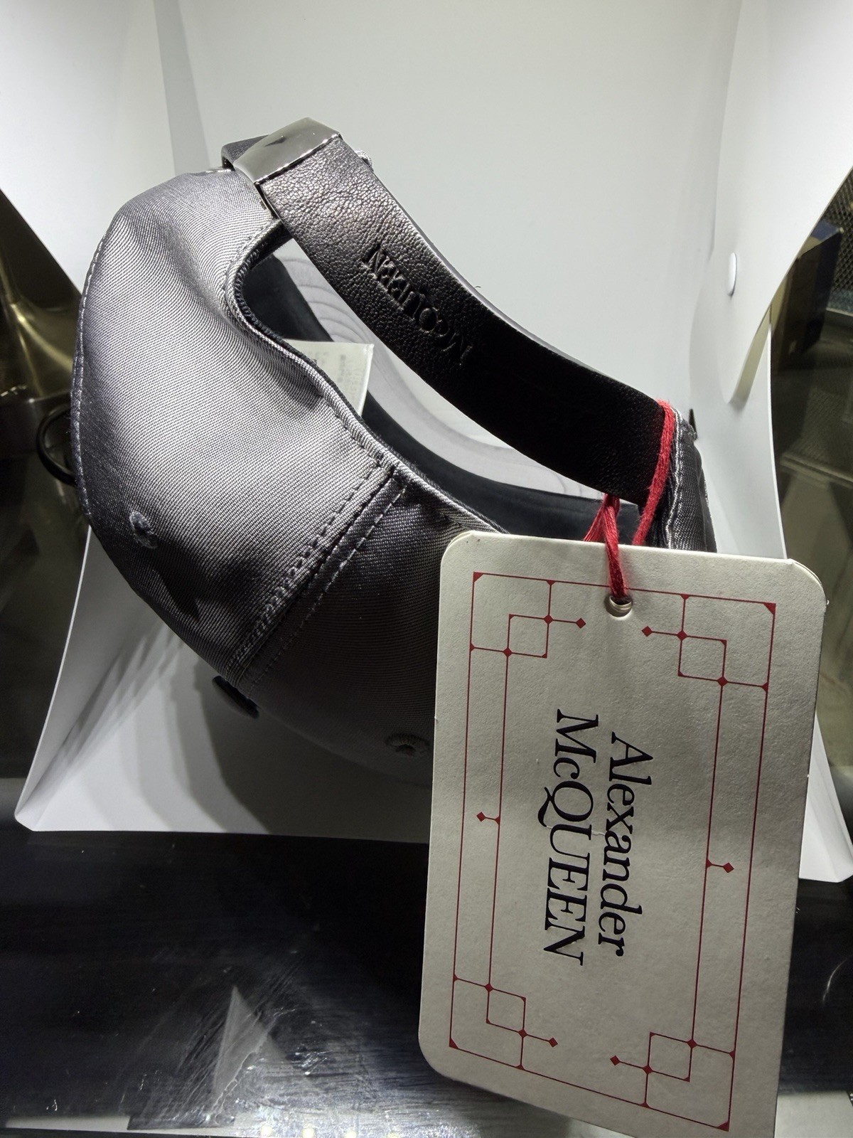 Alexander Mcqueen Baseball Cap Silver - image 4