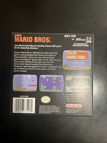 GBA Game Boy Advance Super Mario Bros. -  CIB Complete Box Classic NES Nintendo