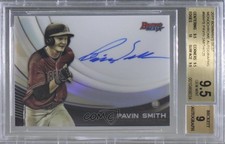2017 Bowman's Best Monochrome /125 Pavin Smith #MA-PS BGS 9.5 GEM MINT Auto 7ti