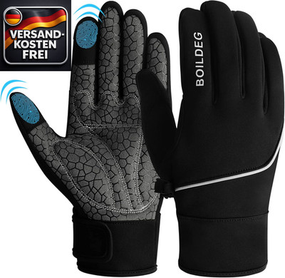 Fahrradhandschuhe rutschfest winddicht wasserabweisend für Mountainbike, unisex