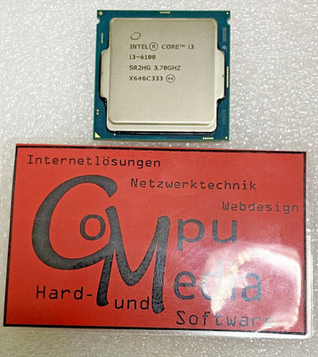 Intel Core i3-6100 (2x 3.7Ghz) SR2HG  Sockel 1151 CPU Prozessor