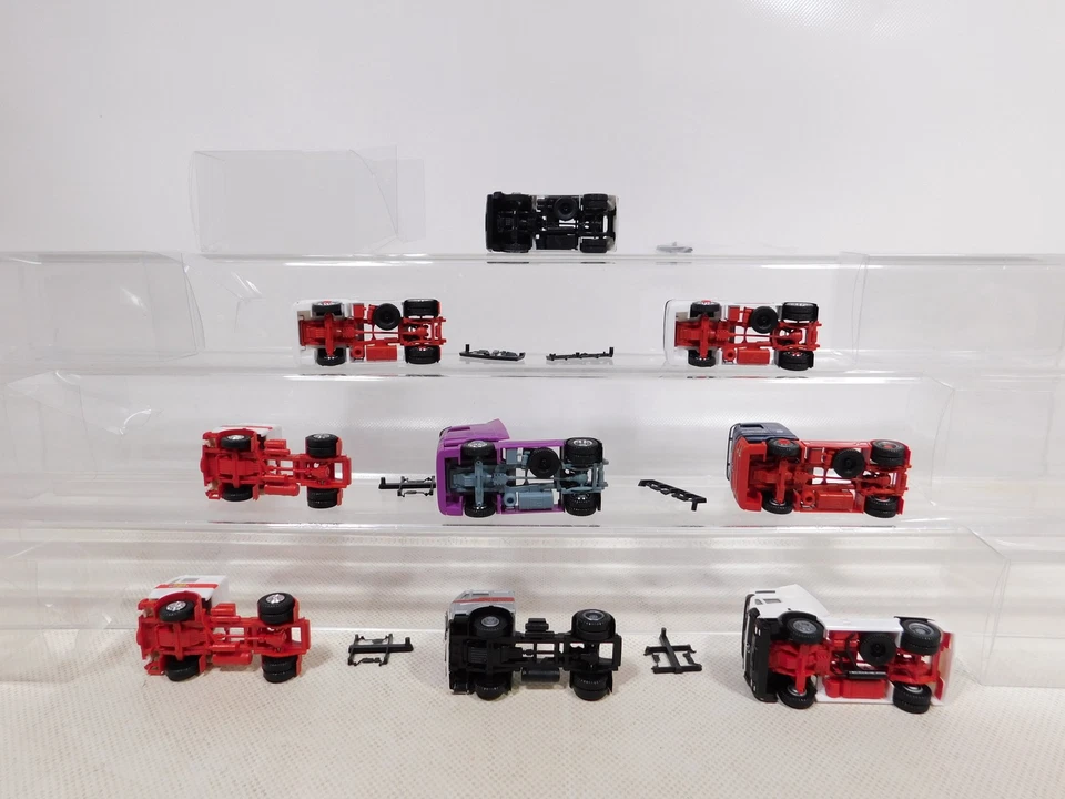 Herpa 1:87 H0 9X Trattore MB Talke Rigterink Whiskas Ecc Mint #EI104-0,5 - Immagine 3 di 4