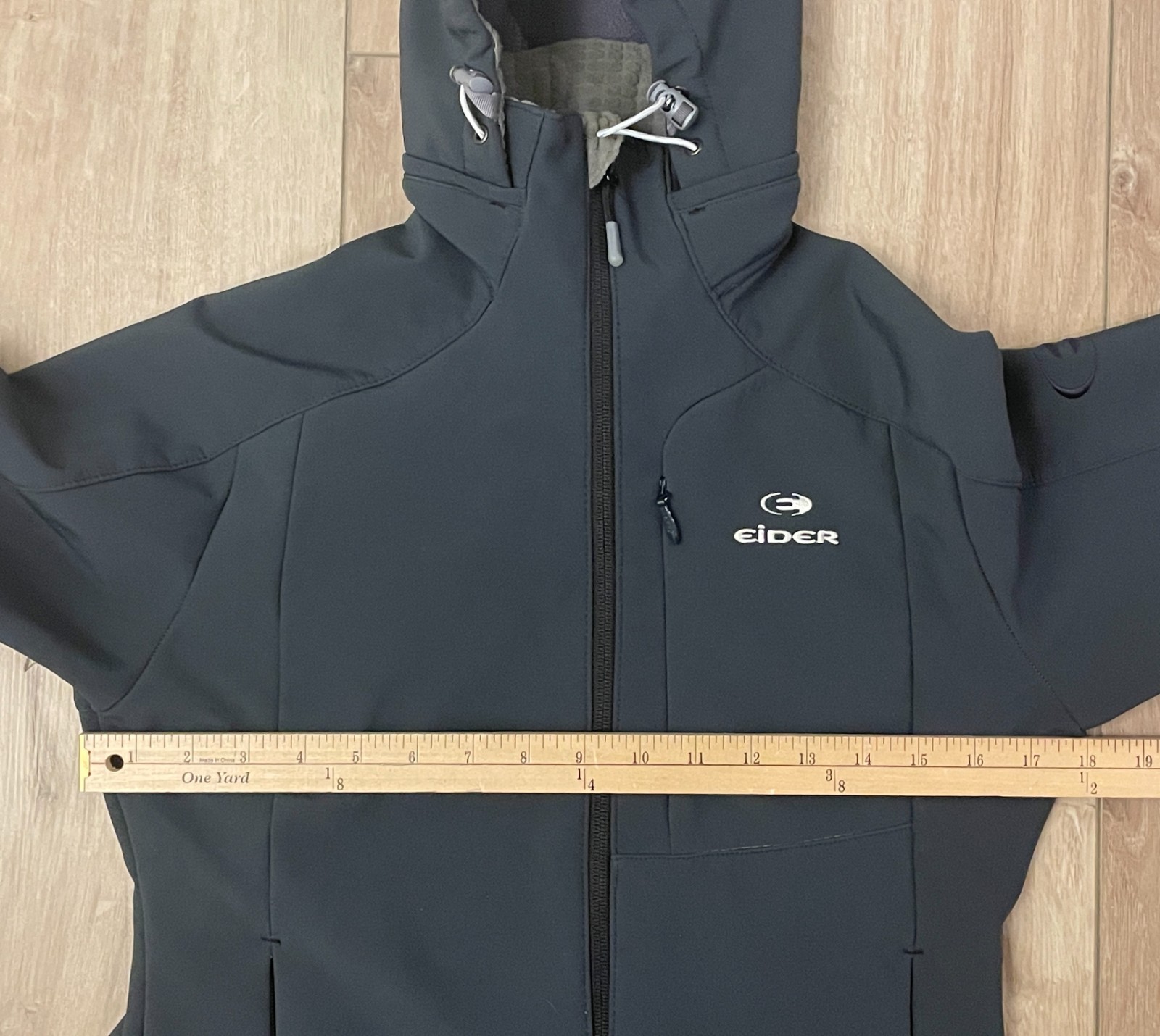 Eider Windefender Black Softshell Full Zip Hooded… - image 21