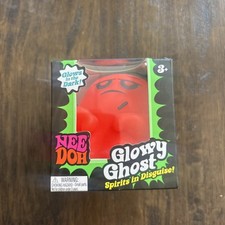 NeeDoh Glowy Ghost Orange Halloween glow-in-the-dark squishy 3 Inch Box Sealed