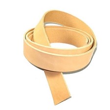 7/8oz Cowhide Strips veg-tan leather 3/4" 19mm