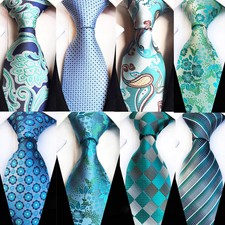 Elegant Mens 8cm Jacquard Floral Plaid Paisley Necktie 146cm Wedding Party Tie