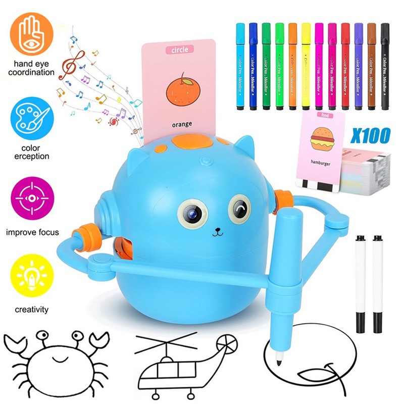 Automatic Drawing Robot for Kids 100 Pattern Cards Educational Painting Toy