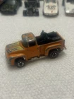 Vintage 1973 Hot Wheels Redline Hi-Tail Hauler  Orange w/ Motorcycles