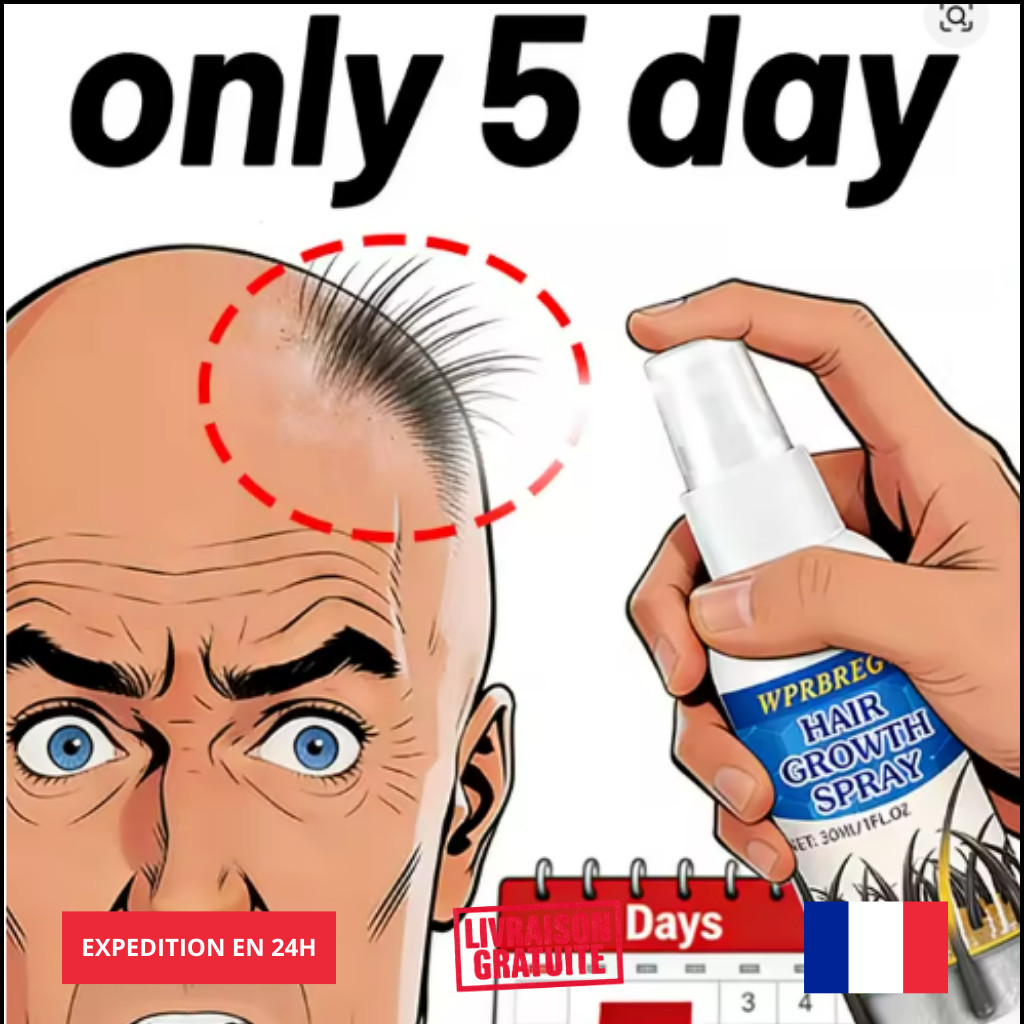Spray volume et densité ultime, élixir de soin cuir chevelu premium pour homme et femme