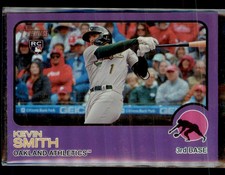 2022 Topps Heritage #549 Kevin Smith Chrome Purple Refractor