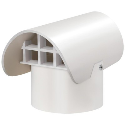 2 Inch Radon Vent Cap for 2'' Schedule 40 Fan For 40, White