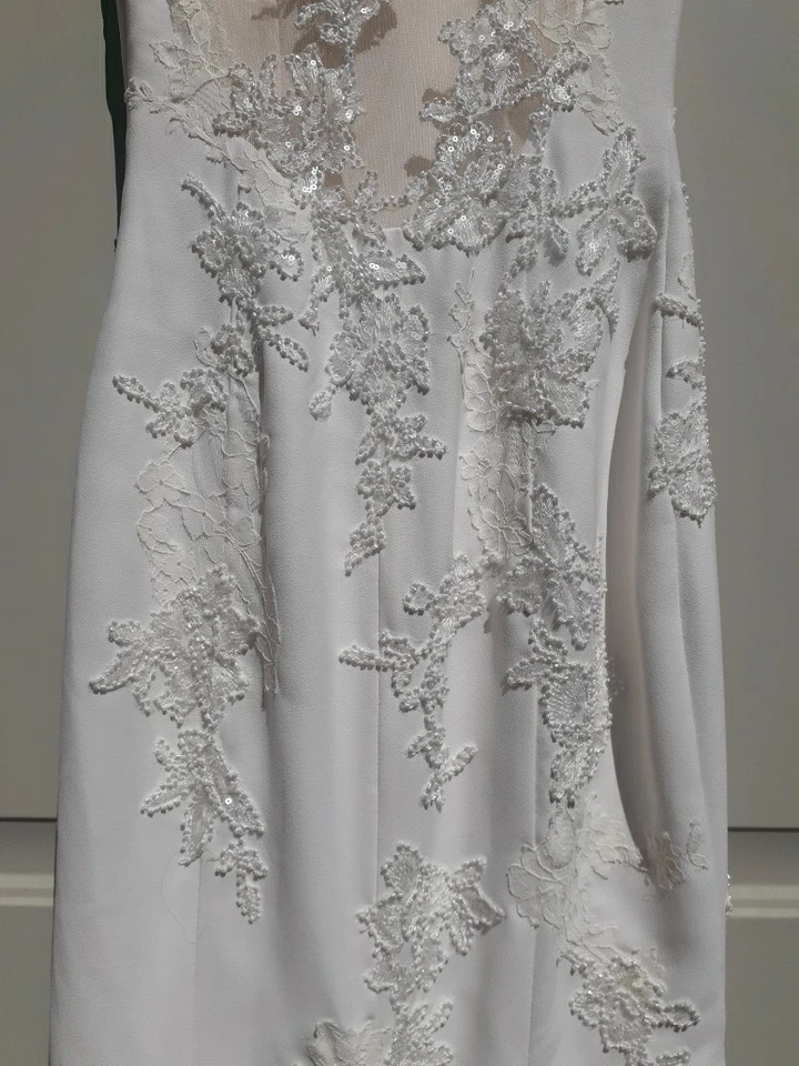 Embellished Embroided Beaded  Pronovias Wedding Dress & Erica Koesler Veil  - Image 4 of 4