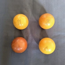 Vintage 1930s Bakelite Billiard Ball 59 mm, 140 grams,  Simichrome tested