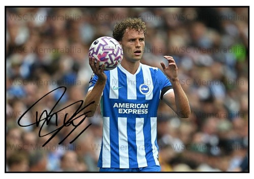11224. Mats Wieffer Signed Pictures (A4 Prints) Brighton Holland Feyenoord etc.