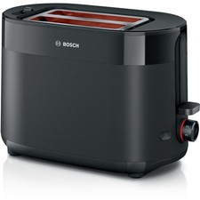 BOSCH Kompakt Toaster TAT2M123 2-Scheiben 800W Auftau Lift Brötchenaufsatz