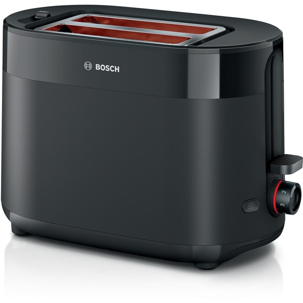 Bosch Kompakt Toaster TAT2M123 2-Scheiben 800W Auftau Lift BröTchenaufsatz-image