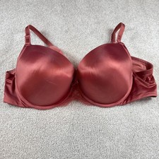 Torrid Curve 360 Back Smoothing Push-Up T-Shirt Bra 44B Rosewood Pink Lace Trim