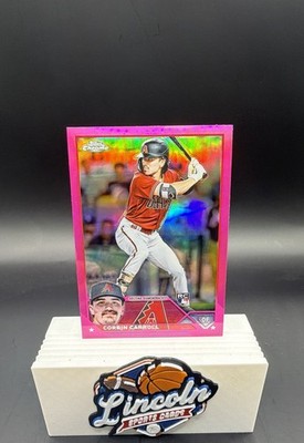 2023 Topps Chrome - Corbin Carroll #95 Pink Refractor (RC)