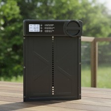 Automatic Chicken Coop Door Aluminum Alloy Large Timer LCD Weather Resistant