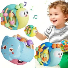 Baby Sensory Rattle Ball Soft Hand Grasp Toy Activity Crawling Toy 0 12 Months