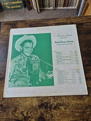 Red River Dave - The Lone Star Cowboy - LP7506 - USA - Mountain Laurel - VG+ -