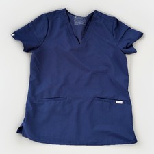 Figs Technical Collections Scrubs Top Size M Navy Casma