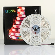 WiFi Smart LED Strip Lights 16FT Music Sync 5050 RGB Room Light with Remote APP