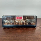 Vintage Budweiser Beer Cash Register Topper Lighted Sign With Clydesdales WORKS