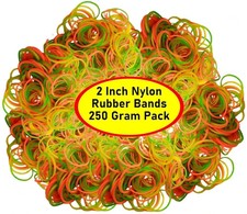Multipurpose Regular Use Nylon Rubber bands Dia Approx 2 Inch Pack of 250gms