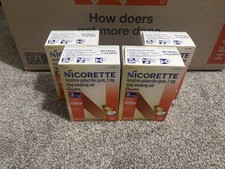 Nicorette Fruit Chill 2mg Gum - 100 Count Per Box - 4 Pack