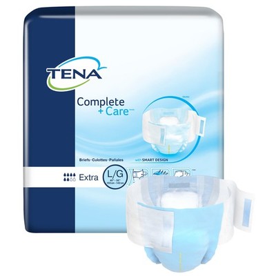 Tena  Complete +Care  Extra Incontinence Brief, Large