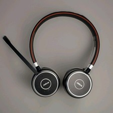 Jabra Evolve 65 HSC018W MS Stereo Wireless Bluetooth Headset W/ Case Dongle