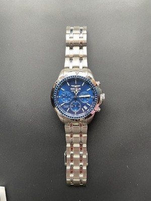 Sector SGE 650 42mm Edelstahlgehäuse und Armband, Armbanduhr für