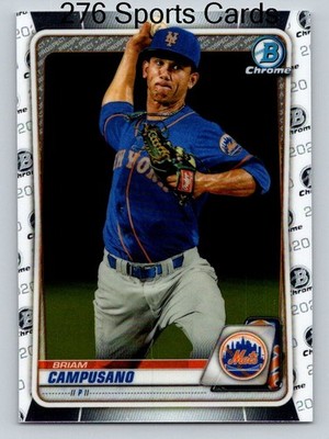 2020 Bowman Chrome Prospect BCP-7 Brian Campusano New York Mets