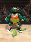 Vintage Playmates TMNT Shell Slammin’ Mike Complete 1991 Action Figure