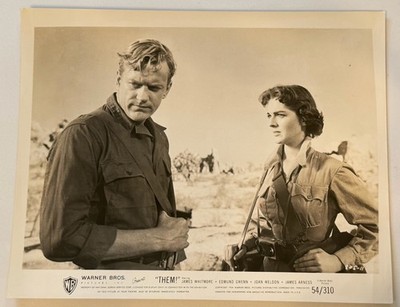 Vintage Original 1954  THEM!   Movie Still B&W Photograph James Arness