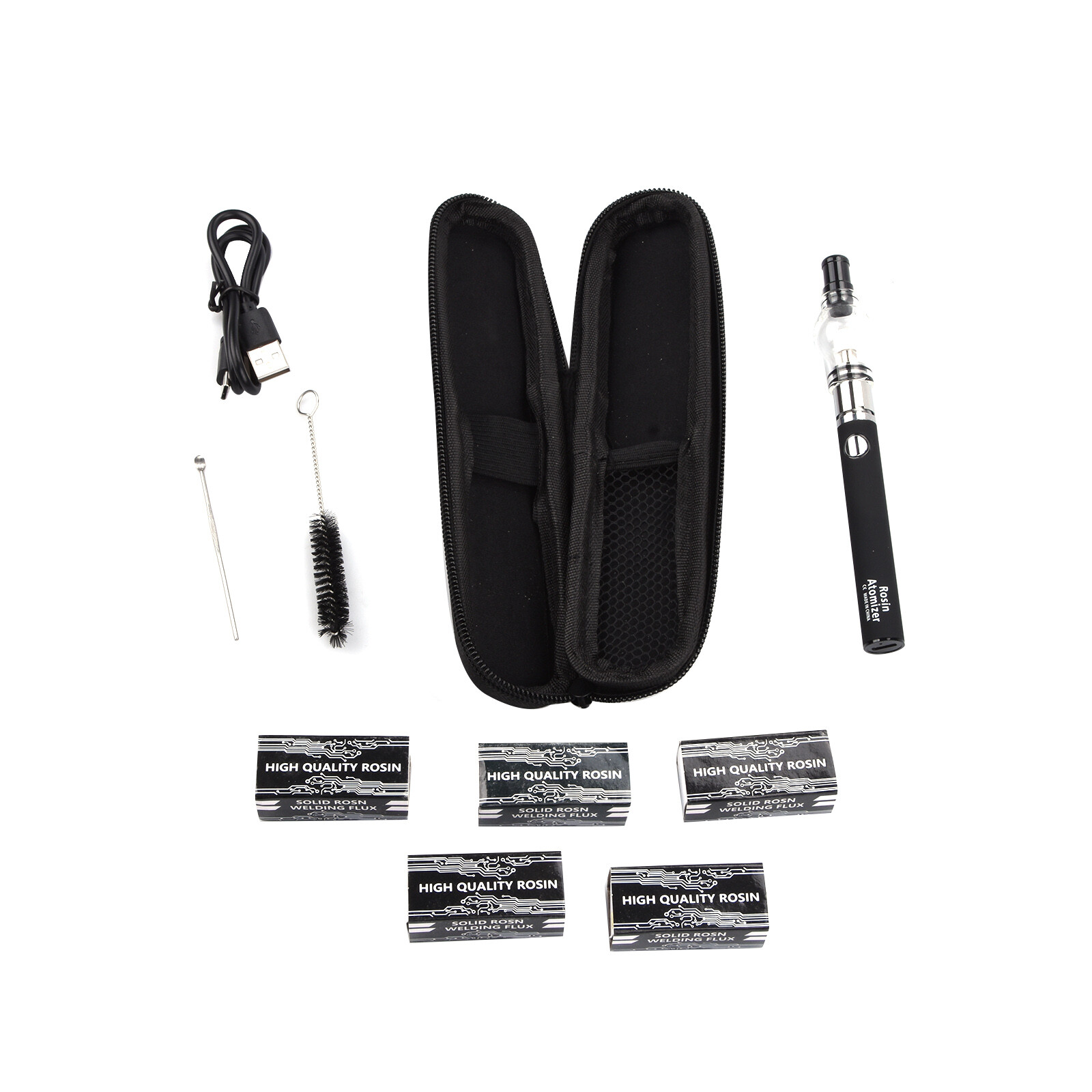 Atomization Rosin Pen Fast Heating Short Circuit Detection Assistant+5*Rosin