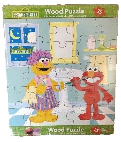 Sesame Street rompecabezas de madera