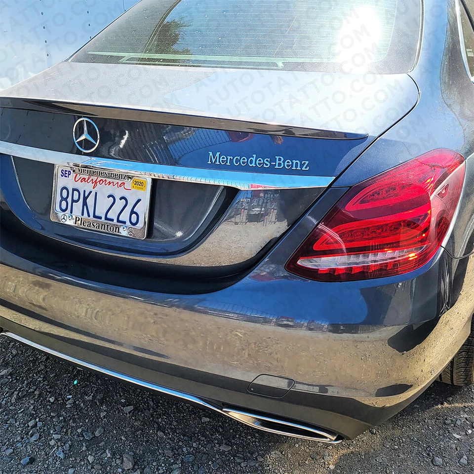 Mercedes-Benz Letter Emblem 3D Logo Nameplate Badge Decoration AMG Chrome Sport - Image 3 of 3