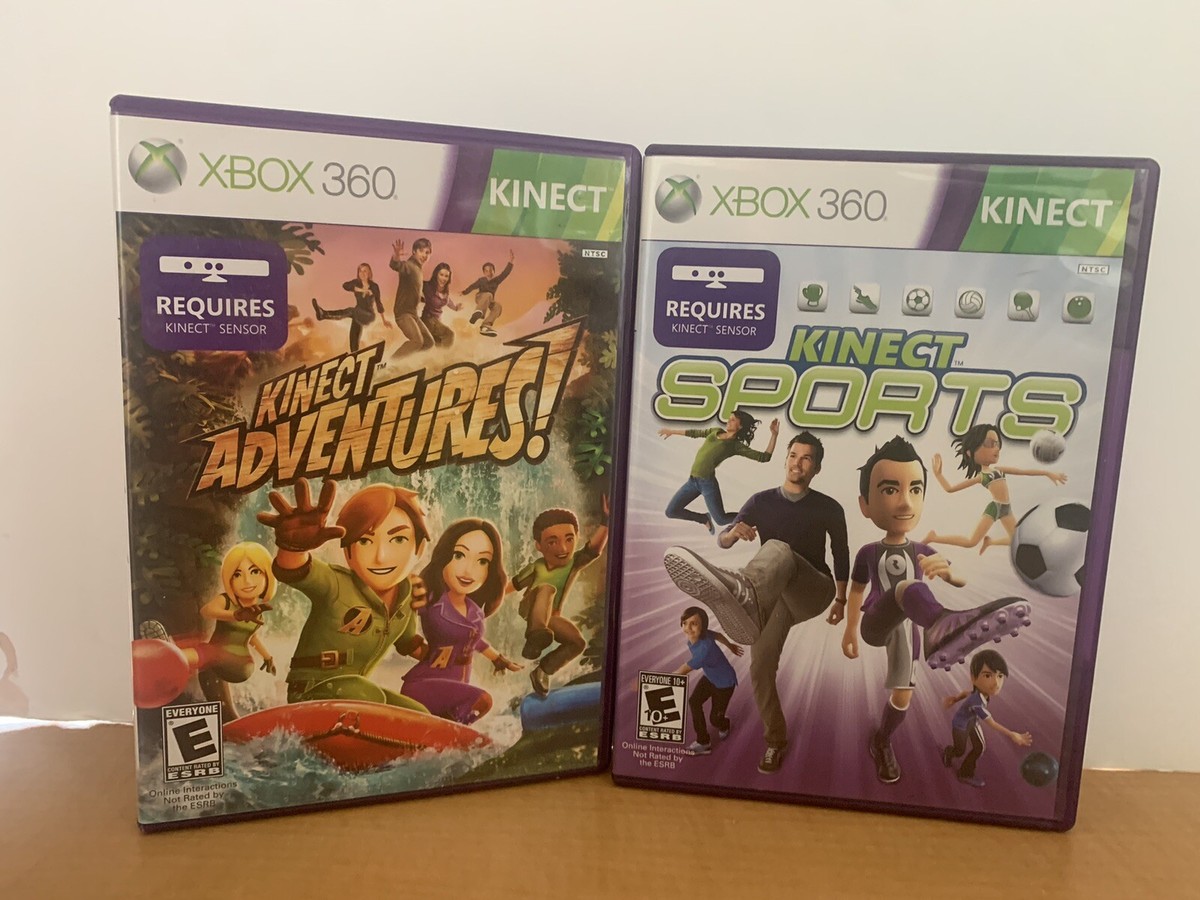 Kinect Sports And Kinect Adventures Xbox 360 - 2 Video Games | eBay