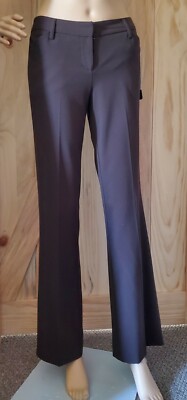 Star City Logan Career Trouser Pants Brown Low Rise Boot Cut Sz 0 (W28xL32)