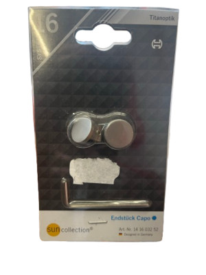Sun Collection 141603252 System 16 Endstück Capo titanoptik Neu OVP