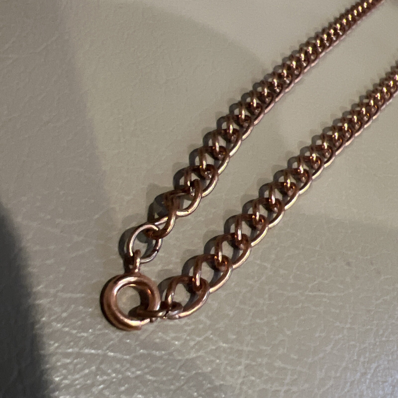 Marked Solid Copper 18” Necklace 7718 - image 7