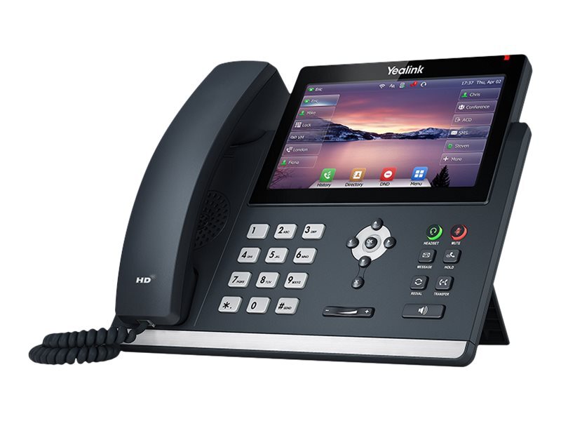 Yealink SIP-T48U IP Phone Grigio Cornetta cablata 1000 voci LED 17,8 SIP-T48U