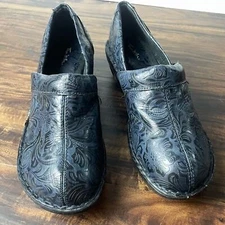 Thom McAn Vegan Comfort Shoe Toronto Navy Clog Size 9.5 Wide