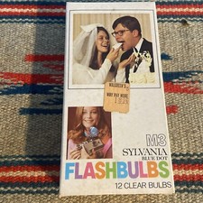 Vintage Sylvania M3 Clear M3 Flashbulbs NOS. 12 Bulbs