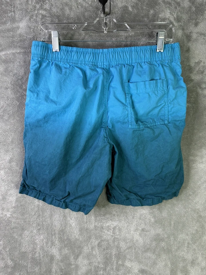 Lands' End Shorts Boy's Extra Large 14H-16H Husky 8" Inseam Two Toned Blue - Image 2 of 4