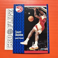 Stacey Augmon 241 Rookie RC Atlanta Hawks 1991-92 Fleer Basketball Card Good